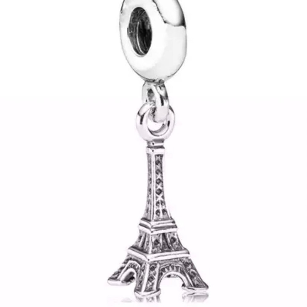 Eiffel Tower Paris 925 silver dangle charm